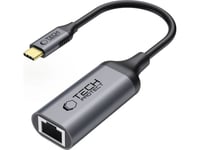 Tech-Protect Ultraboost Adapter Type-C To Ethernet Rj45 1000Mbps Black
