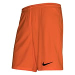 Nike Shorts Dry Park Iii - Oransje/sort Barn Fotballshorts male