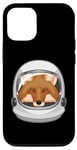 iPhone 14 Pro Fox Astronaut Helmet Case