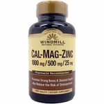 Calcium - Magnesium & Zinc 100 Tabs By Windmill Health