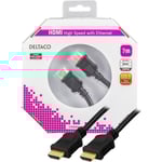 10m Deltaco HDMI Svart