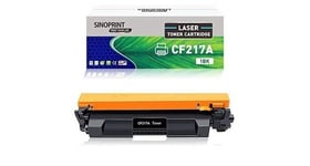 Sinoprint cartouche de toner compatible pour hp 17a cf217a pour imprimante laserjet pro m102a m102w m130a m130fn m130fw m130nw hp17a hpcf217a noir