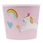 Unicorn Rainbow Popcornbägare