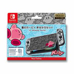 Nintendo Switch Star Kirby Kisekae Set Front Cover & Silicon cover F/S w/Track#