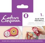 Crafter's Companion Glue Tape Pen Refill Cartidge-Straight-Long Lasting 30m Length-Permanent-for Cardmaking & Scrapbooking