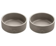Hunter - 2 x Dog bowl ceramic Osby 350 ml, taupe