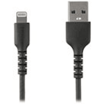 StarTech.com 1m tålig svart USB-A till Blixtkabel - Tungt,