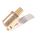 1pcs Car Wheel Tire Air Inflator Valve Clip Brass Connector Quic One Size