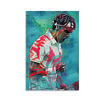 QWSDF Tennis ROGER FEDERER Canvas Art Poster and Wall Art Picture Print Modern Family bedroom Decor Posters 12x18inch(30x45cm)