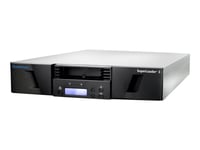 Quantum Superloader 3 With (Model C) Drive(S) - Bandrobot - 48 Tb / 120 Tb - Platser: 8 - Lto Ultrium (6 Tb / 15 Tb) - Ultrium 7 - Sas-2 - Kan Monteras I Rack - 2U - Streckkodsläsare, Med 1 Postplats