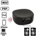 Bluetooth adapter Cmf Mini Bluetooth Music Receiver for iPhone 4 & 4S / 3GS / 3G / iPad 3 / iPad 2 / Other Bluetooth Phones & PC, Size: 46 x 46 x 20mm(Black)