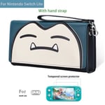Périphériques Gamers,Étui de transport Ultra mince pour Console Nintendo Switch pochette en cuir Portable avec - Type switch lite -B