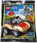 CITY LEGO Polybag Set 952009 Clemmons Fireman w Fire Quad Vehicle Foil Pack Set