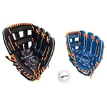 KAISER Parent & Child Baseball Glove Set KW-310 With Ball Adult 12" & Kid 9.5"