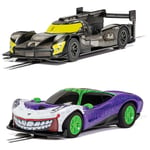 SCALEXTRIC 2 Analogue Car Bundle - Batman & Joker Slot Cars (1:32)