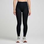 Saucony Hurricane Tights Dam XS Svart - Långa löpartights för komfort och stöd