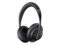 Bose Noise Cancelling Headphones 700 - Écouteurs avec micro - circum-aural - Bluetooth - sans fil, filaire - Suppresseur de bruit actif - noir - avec Headphones 700 Charging Case