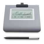 Wacom Signature Set avec grande tablette LCD STU-430 de 4,5" et sign pro PDF pour Windows. Capturez des signatures électroniques manuscrites en temps réel avec le stylet sans fil ni pile