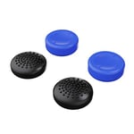 Konix Mythics Pack de 4 appuie-Pouces antidérapants pour joysticks manettes DualSense PS5 - Silicone - Noir et Bleu