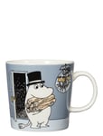 Moomin Mug 03L Moominpappa Home Tableware Cups & Mugs Coffee Cups Grey Arabia