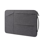 ST02 Large-capacity Waterproof Shock-absorbing Laptop Handbag, Size: 13.3 inches(Deep Sky Gray)