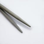 Single-Pointed Knitting pins alu 25 cm 4.00 mm Pearl Grey
