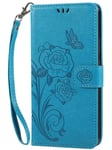 Vinanker Case for iPhone 11 Pro, Premium Leather Flip Wallet Cover with Card Slots Phone Case compatible with iPhone 11 Pro (Turquoise Blue)