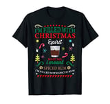 Funny Christmas Design For Spiced Rum Lovers Men Women T-Shirt