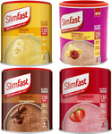 Meal Replacement Slimfast Strawberry, Banana, Chocolate and Raspberry & White Ch
