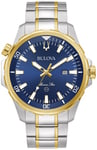 Bulova 98B384 Marine Star Blå/Gul guldtonet stål Ø44 mm