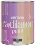 Rust-Oleum Satin Radiator Paint 750ml - Black Sand