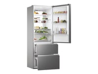 Haier 3D 70 Series 7 Htw7720enmp - Kylskåp/Frys - Bottenfrysskåp - Wi-Fi - Bredd: 70 Cm - Djup: 67.5 Cm - Höjd: 200.6 Cm - 483 Liter - Klass E - Grå