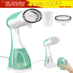 Handheld Garment Clothes Steamer Fabric Wrinkles Remover Iron Large Water Tank