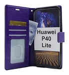 Crazy Horse Wallet Huawei P40 Lite (Lila)