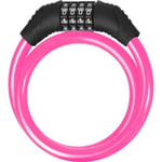 BEEPER Anti -theft Scooter And Bicycle - Beepper 60 Cm Cable 4 -siffrig Code Pink