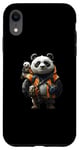 Coque pour iPhone XR Panda Daddy Adventurer Cool Panda Baby Fun