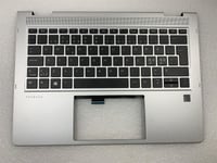 HP ProBook x360 435 G7 M03448-DH1 Palmrest Danish Finnish Norwegian Keyboard NEW