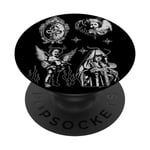 Chaos Contrast Evil Good Angel and Devil Cool Esthétique Goth PopSockets PopGrip Interchangeable