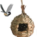 Bird's Nest bird house birdhouse nesting box for hanging up nesting house cage straw Tit box parrot nest bird nests for parrots parakeets canary cockatiel birds,A