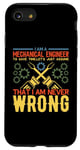 Coque pour iPhone SE (2020) / 7 / 8 I'm A Mechanical Engineer Gears Engineering Job Titiles