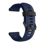 Garmin Fenix 5X / Fenix 3 silikon klockarmband - Mörkblå