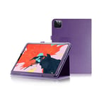 Housse Apple iPad Pro 12.9 Pouces 2022/ iPad Pro 12,9 2021/ iPad Pro 12,9 2020 4G/ 5G violette - Etui violet coque de protection tablette iPad PRO 12,9 pouces 2022/2021/2020 6e/5e/4eme generation - Accessoires pochette XEPTIO