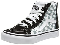Vans Mixte Enfant Sk8-Hi Zip Sneakers Hautes, Multicolore (Checkerboard/Black/Citadel), 27.5