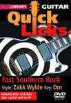 - Lick Library: Guitar Quick Licks Zakk Wylde Fast Southern Rock DVD