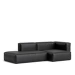 HAY - Mags Soft 2,5 Seater Combination 3 Right - Dark Grey Stitching - Cat.6 - Sense Black - Soffor - Svart