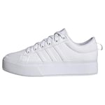 adidas Femme Bravada 2.0 Platform Shoes Basket, FTWR White/FTWR White/Chalk White, 37 1/3 EU
