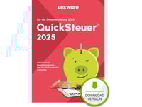 Lexware Quicksteuer 2025 Download, Skattedeklarationer, 1 Licens/-Er, Esd (Electronic Software Download), Tyska, Windows 11 Enterprise X64, Windows 10, Windows 11 Home, Windows 10 Education, Windows 11 Pro,...