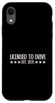 iPhone XR New Driver 2025 Teen Driver's License Case
