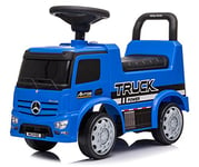 Milly Mally Voiture Mercedes Antos voiturette pour Enfants de 1 à 3 Ans Auto avec Volant interactif Bleu