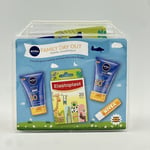 Nivea Family Day Out Travel Essentials Adults & Kids Sunscreen Plasters Lipbalm